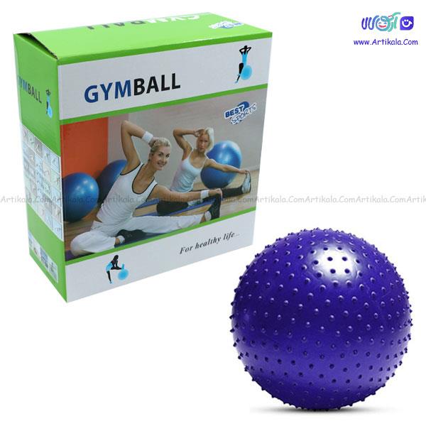 توپ جیم بال سایز 75 به همراه تلمبه Best sports
